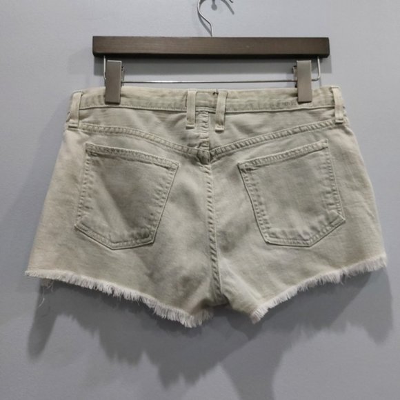 Current Elliott The Boyfriend Short Raw Hem Size 26 - Picture 5 of 7